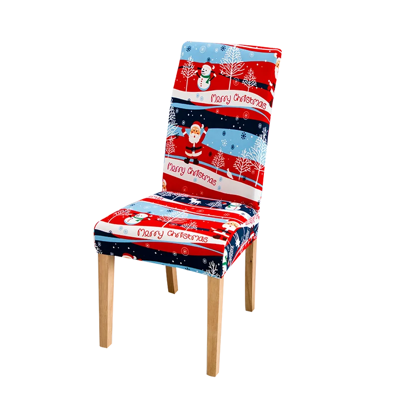Festive Christmas Chair Covers with Santa & Snowman - Image 13