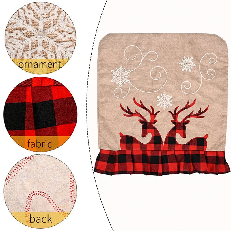 Festive Santa Hat Chair Covers - Set of 4 - Image 6