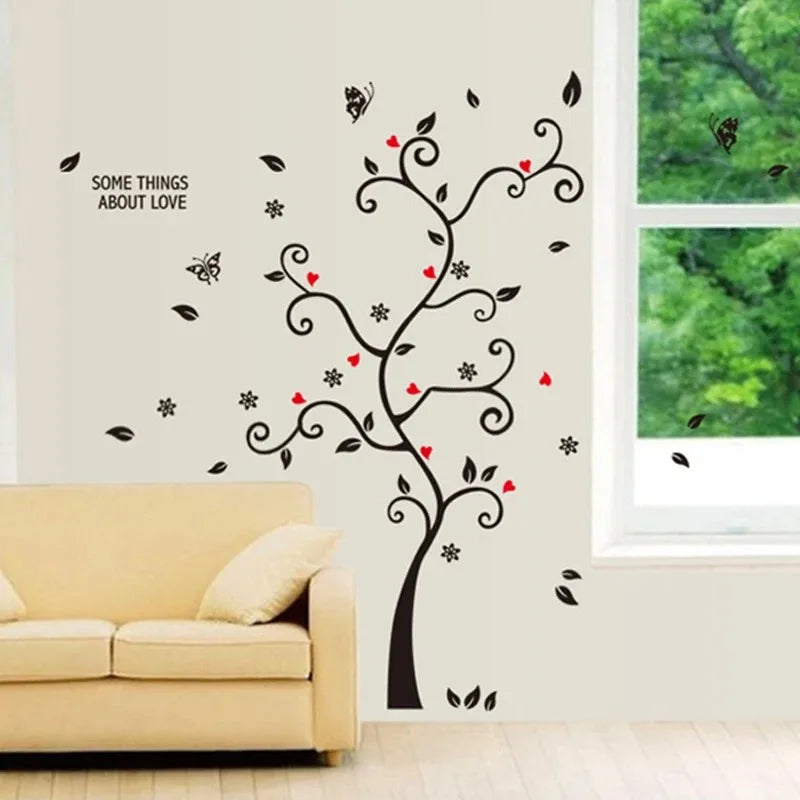 Charming Christmas Tree Mirror Wall Decals - Image 9