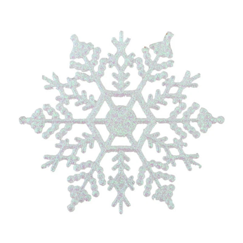 Winter Wonderland Fake Snowflake Ornaments – 6/12pcs - Image 5