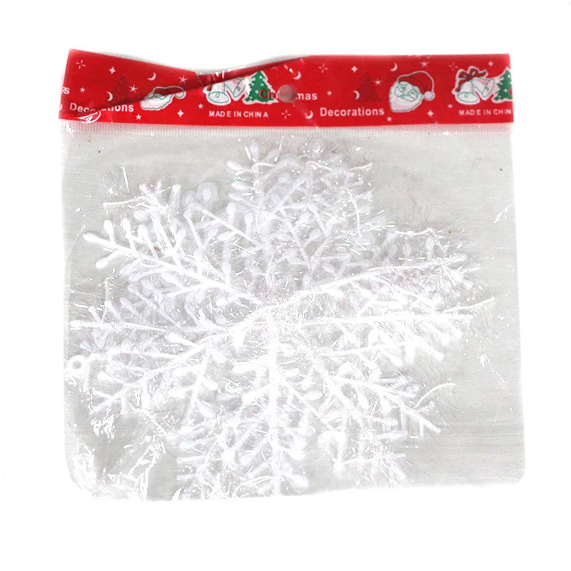 Charming Fluffy White Snowflakes for Holiday Decor - Image 9