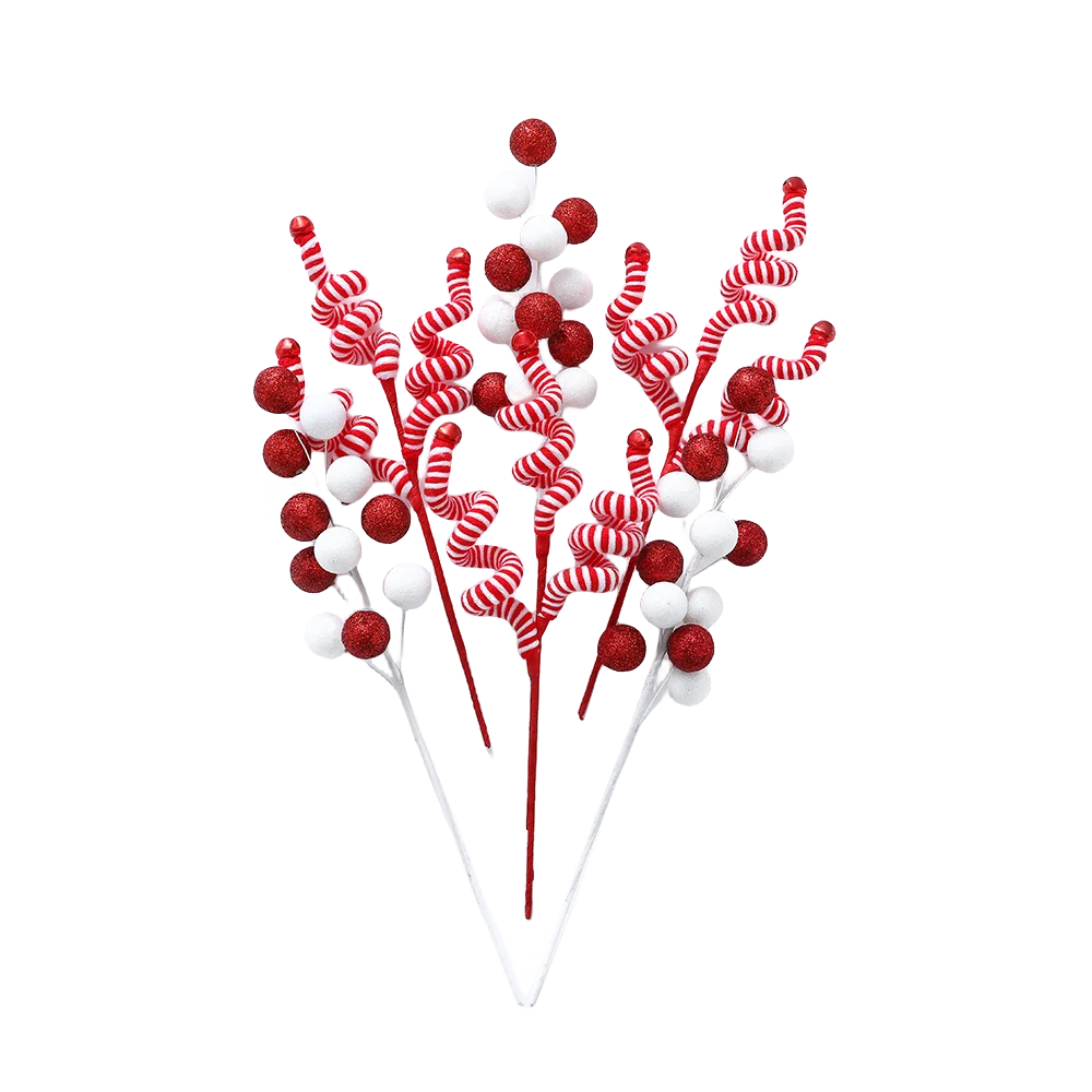 Red & White Bell Candy Christmas Ornaments - Image 17