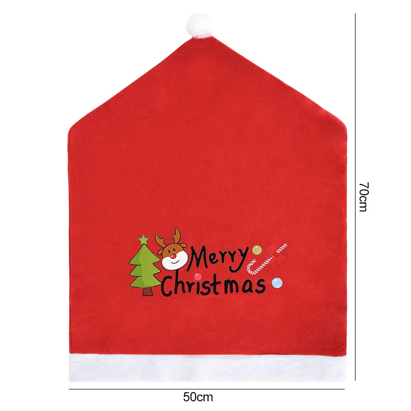 Charming Snowman & Santa Chair Covers for Christmas - Image 10