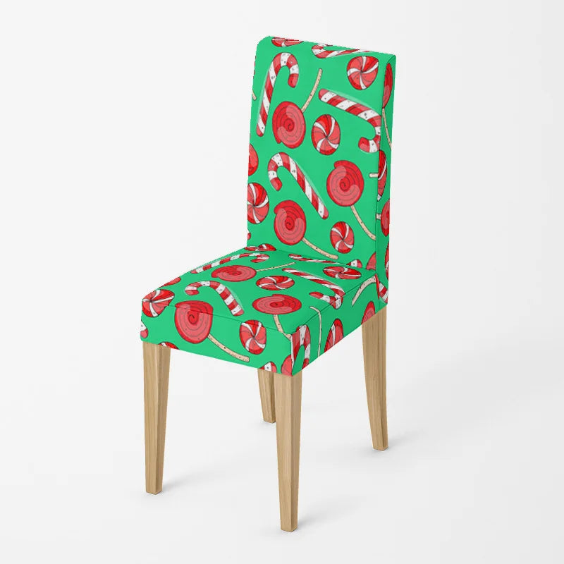 Elegant Elastic Chair Covers for Holiday Dining - Image 10