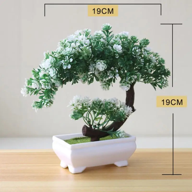 Charming Mini Sakura Snowball Potted Plant Décor - Image 10