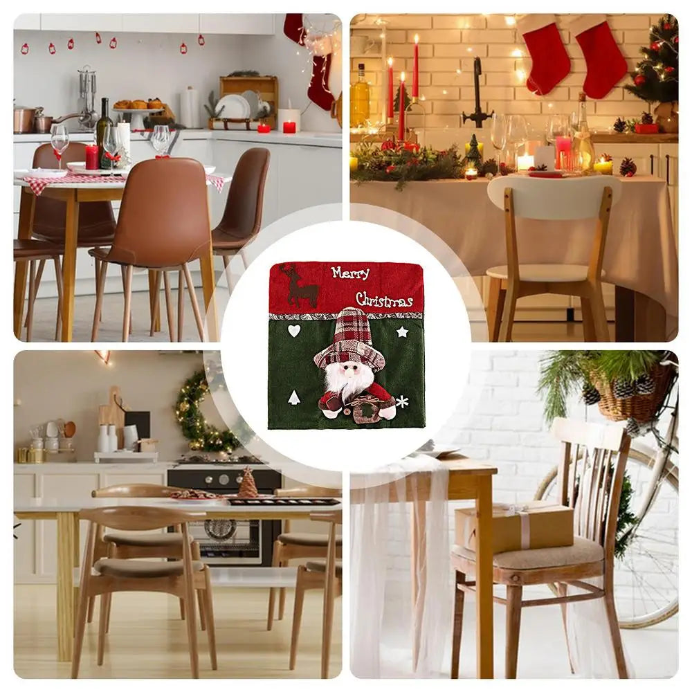 Festive 3D Doll Chair Covers for Christmas - Image 13