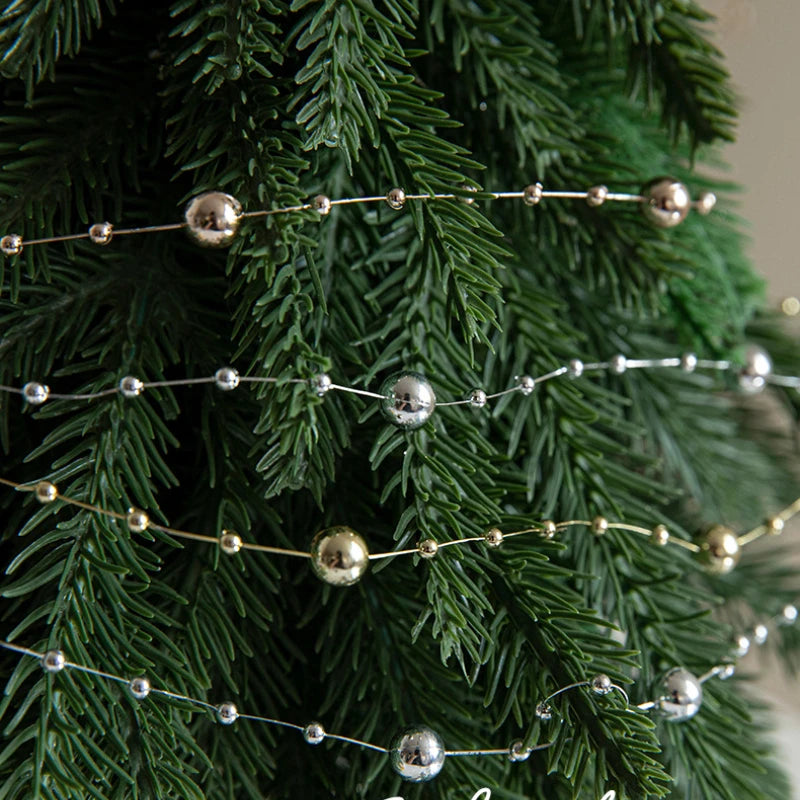 Elegant Gold Bead Chain for DIY Christmas Decor - Image 11