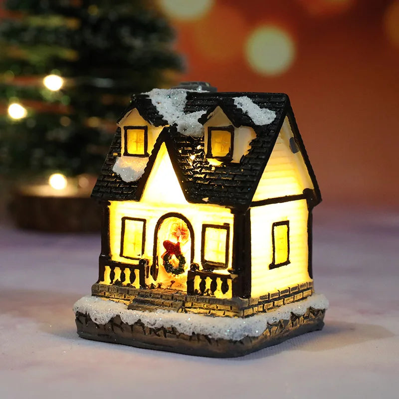 Enchanting LED Lighted Christmas Village Ornaments - Image 15