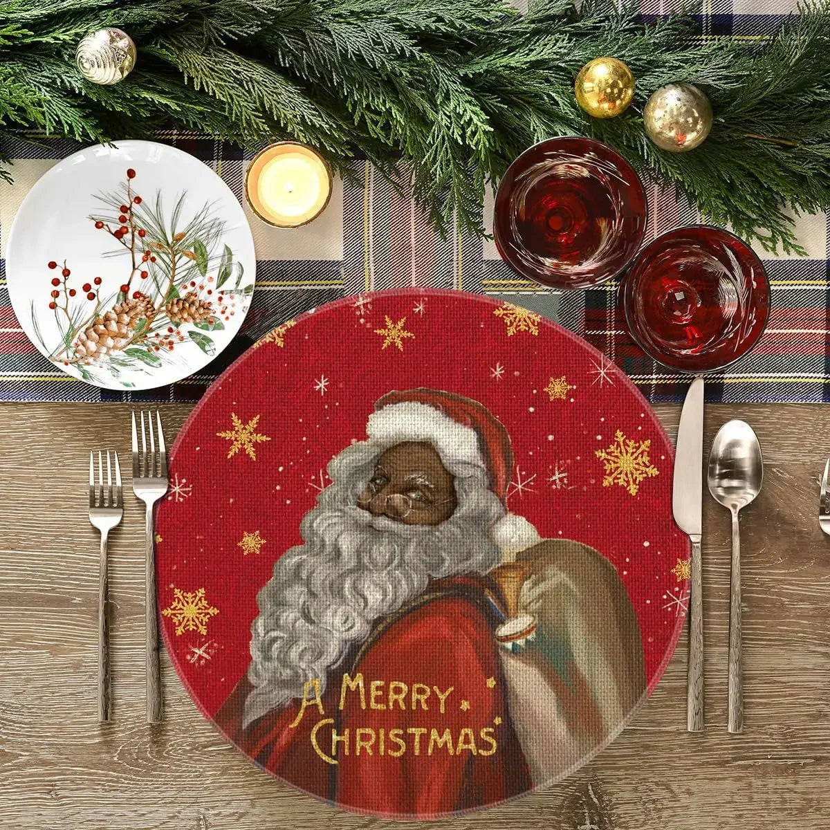 Charming Snowman & Cardinal Christmas Placemats - Image 21