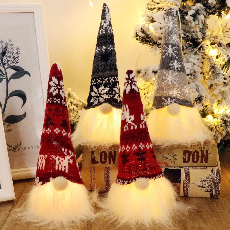 Charming LED Elf Gnome for Christmas Decor - Image 5