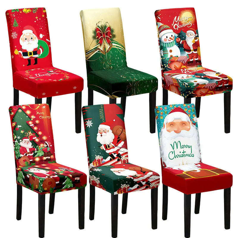 Festive Christmas Chair Covers for Holiday Cheer - Image 3