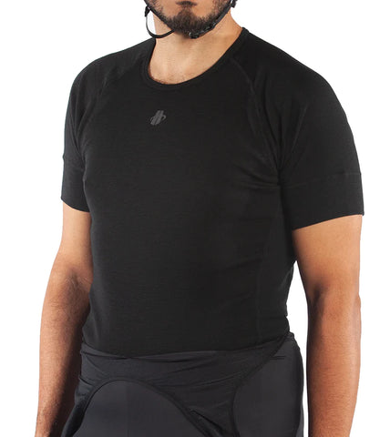 PowerCore Merino Short Sleeve Baselayer in black