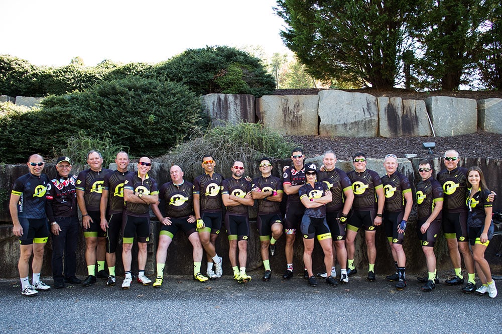 George Hincapie with Hincapie Ambassadors