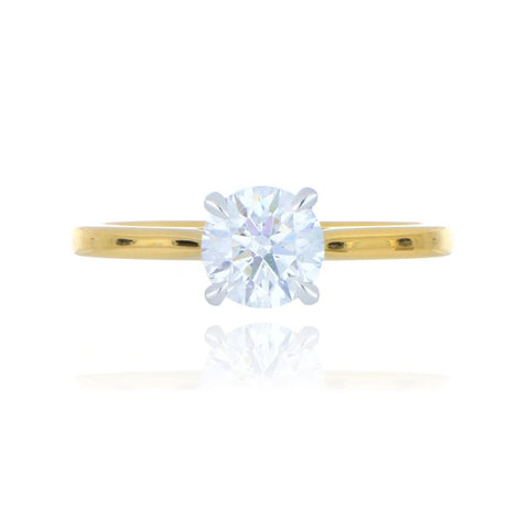 A&S Engagement Collection 18ct yellow gold 1.01ct diamond solitaire ring