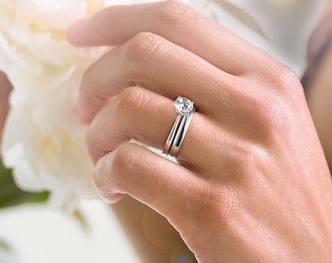 White Diamond Wedding Ring