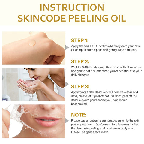 SKINCODE™ 30 Days Anti-Wrinkle Exfoliate Peeling Oil 