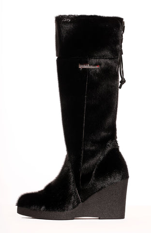 fleece lined knee high boots