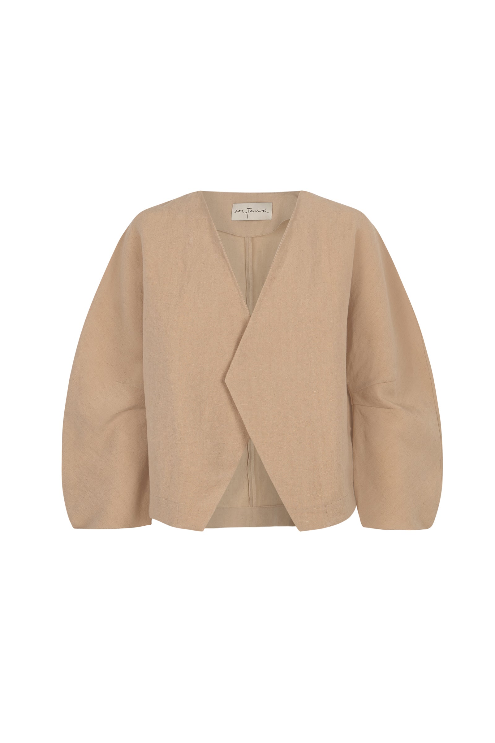 Dakota, pink linen and virgin wool jacket – Cortanaeshop