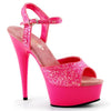 Pantofi sexy roz glitterstripper