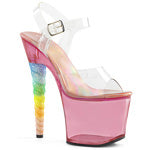 Unicorn-708T 7 inch Heel Unicorn plat Pantofi de stripper