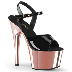 rose gold pleaser heels