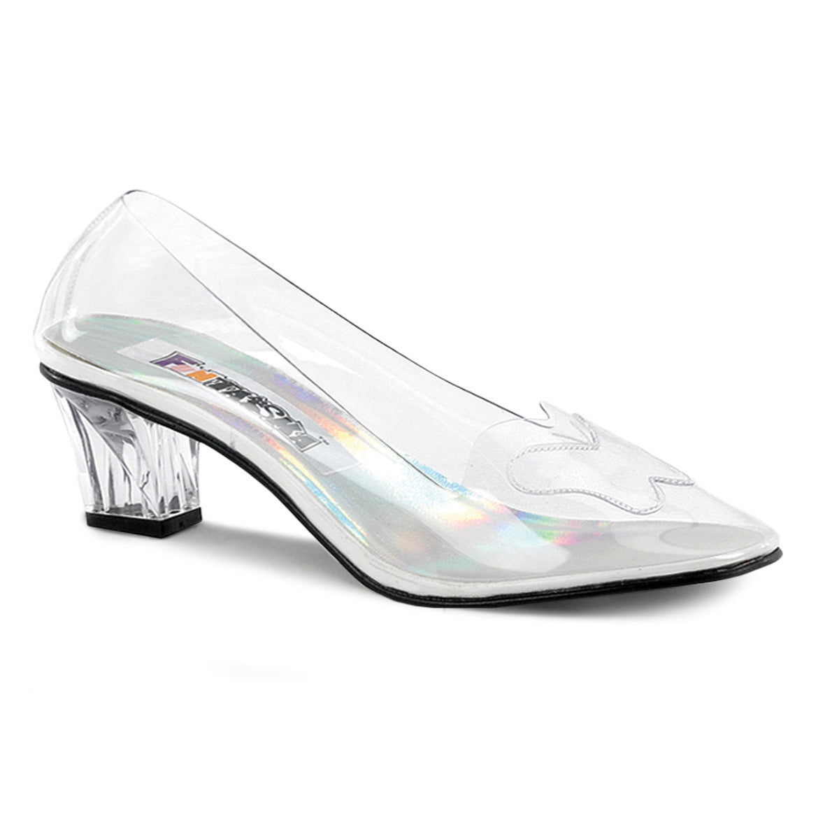 CRYSTAL-103 Funtasma 2 Inch Heel Clear 