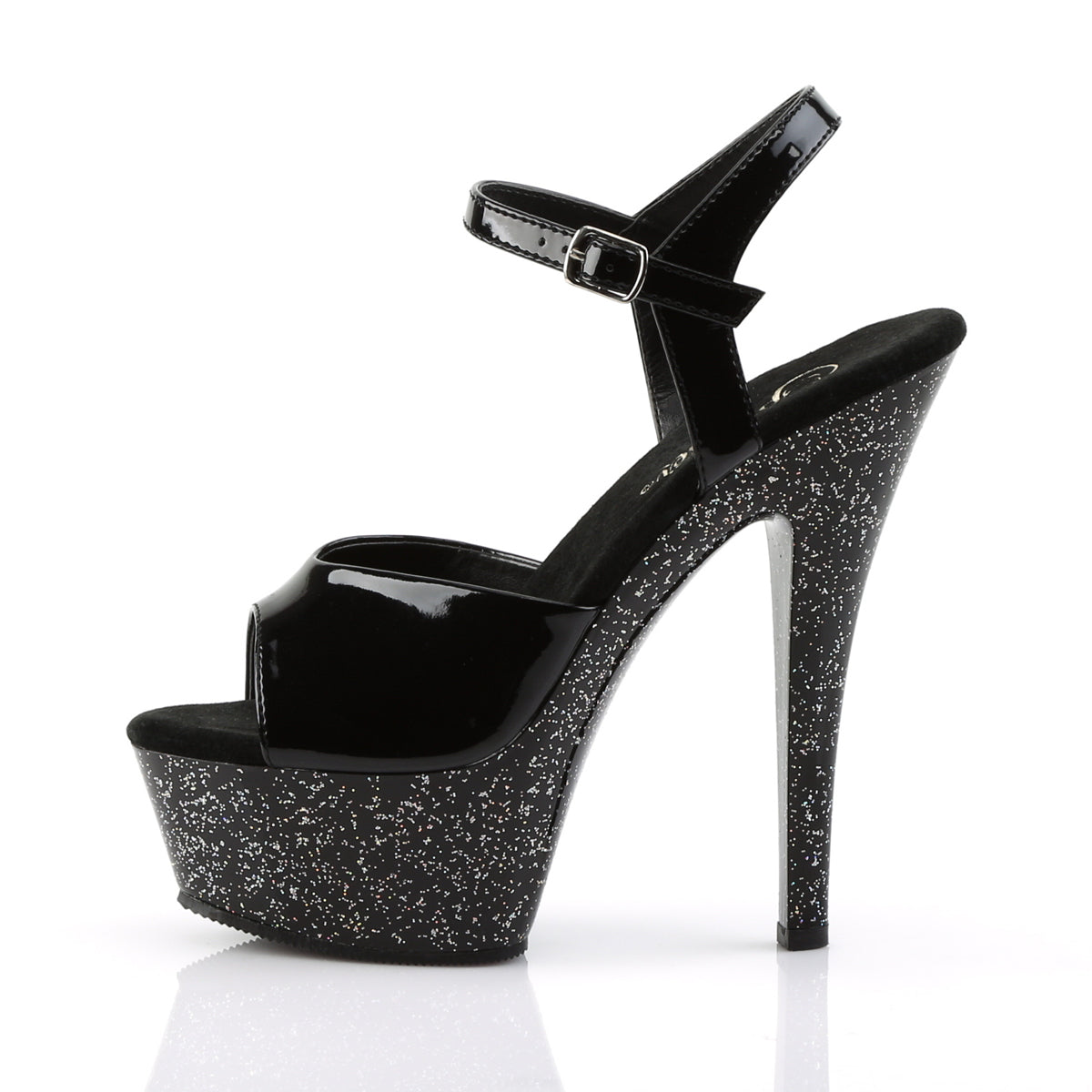 KISS-209MG Pleaser 6 Inch Heel Black Pole Dancing Platforms – Miss ...