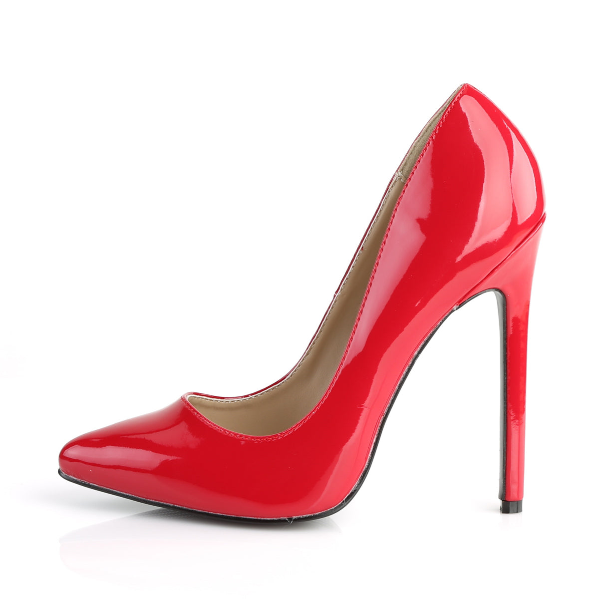 SEXY-20 Pleasers Shoes 5 Inch Heel Red Fetish Footwear – Pole Dancing ...