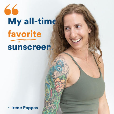 Irene Pappas Best Sunscreen for Tattoos KINeSYS
