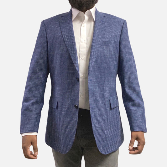 Classic Plaid Men's Wine Sports Coat Blazer - Premium 100% Wool Fabric –  Dolcevitafashions