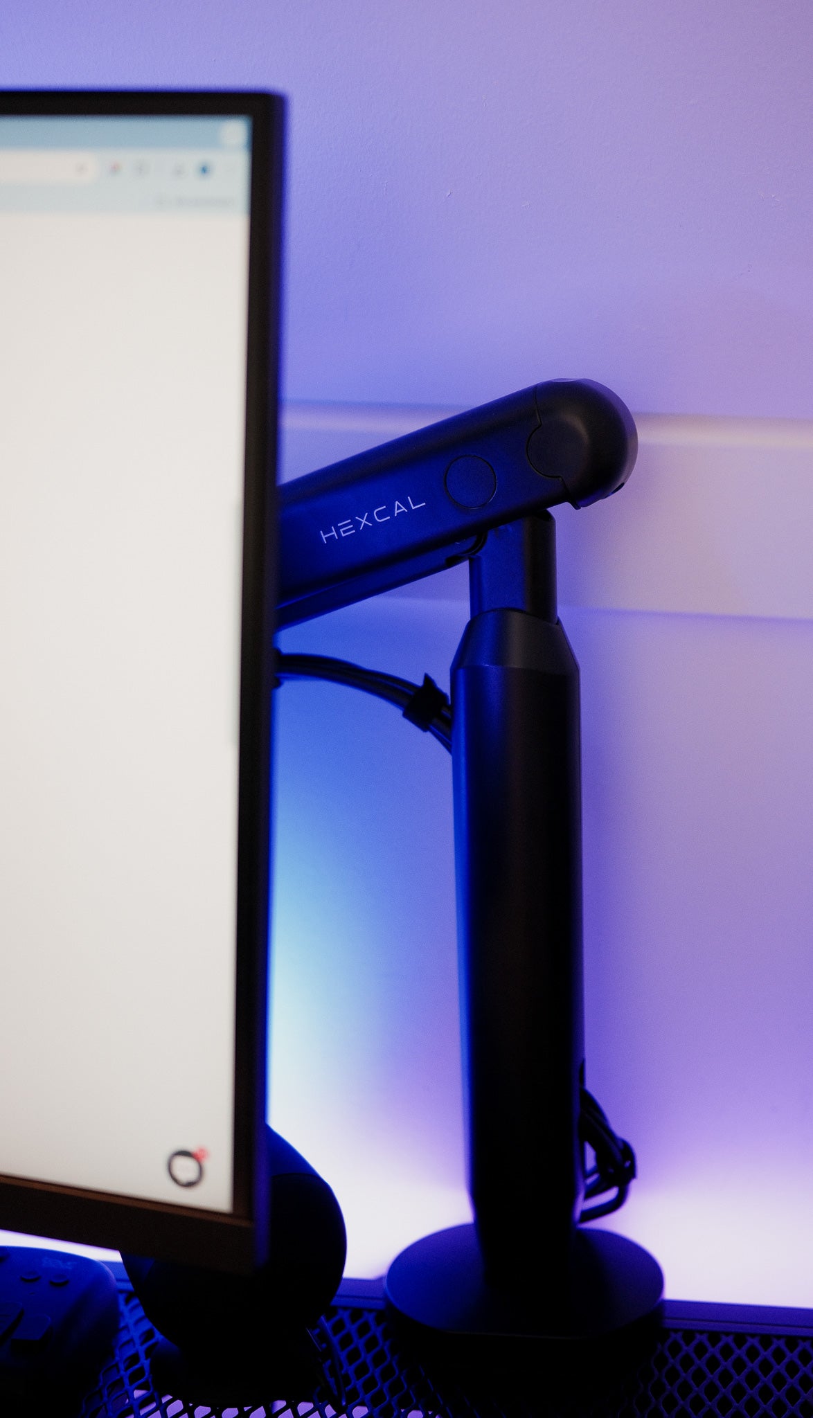 hexcal single monitor arm