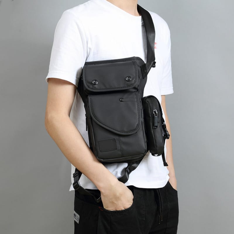 Men Waist Leg Bag Thigh Pack Waterproof Multifunction Casual