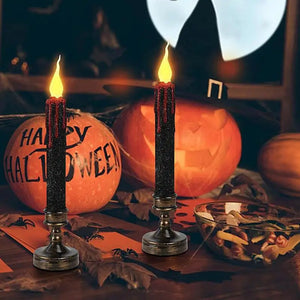 Two Piece LED Halloween Flameless Candles - TheHobbsEndHorror