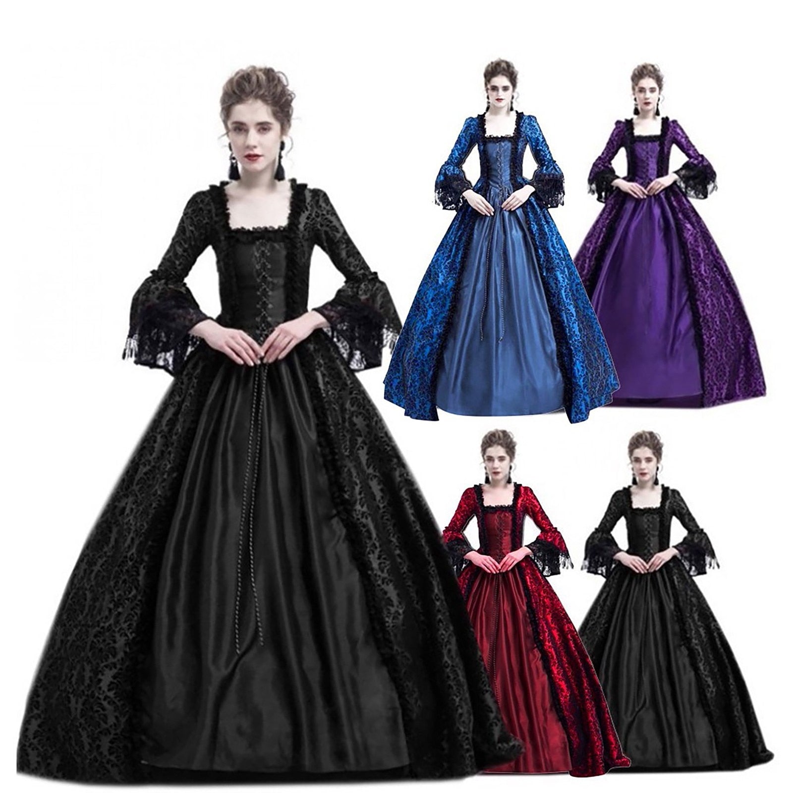 Womens Victorian Queen Cosplay Costume - TheHobbsEndHorror product image