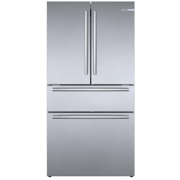 Bosch 36 inch 21 cu.ft. Counter Depth French 3 Door Refrigerator with