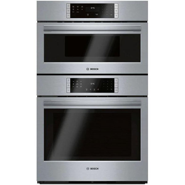 Bosch 30 inch 4.6 cu. ft. Built in Combination Wall Oven with EcoClea