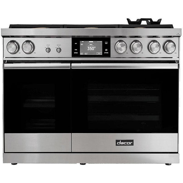 Dacor 36-inch Freestanding Dual Fuel Range with 7 LCD Control Panel D