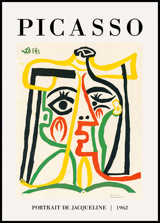 Pablo Picasso - El Rostro Plakat
