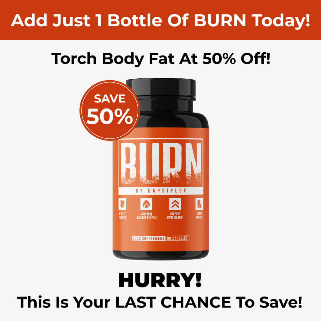 1 Bottle Of BURN At 50% Off! - Capsiplex UK product image