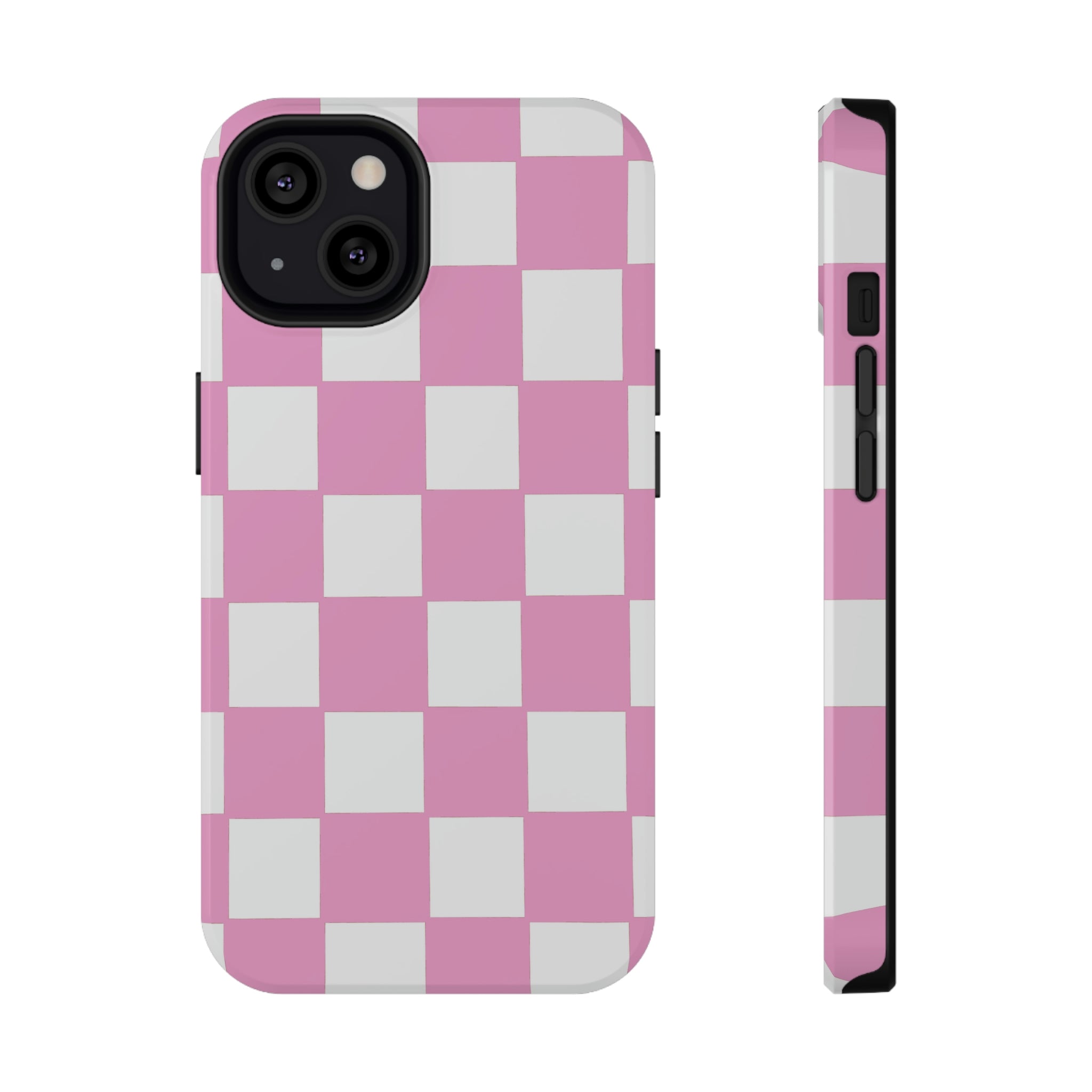 Pink checkered case