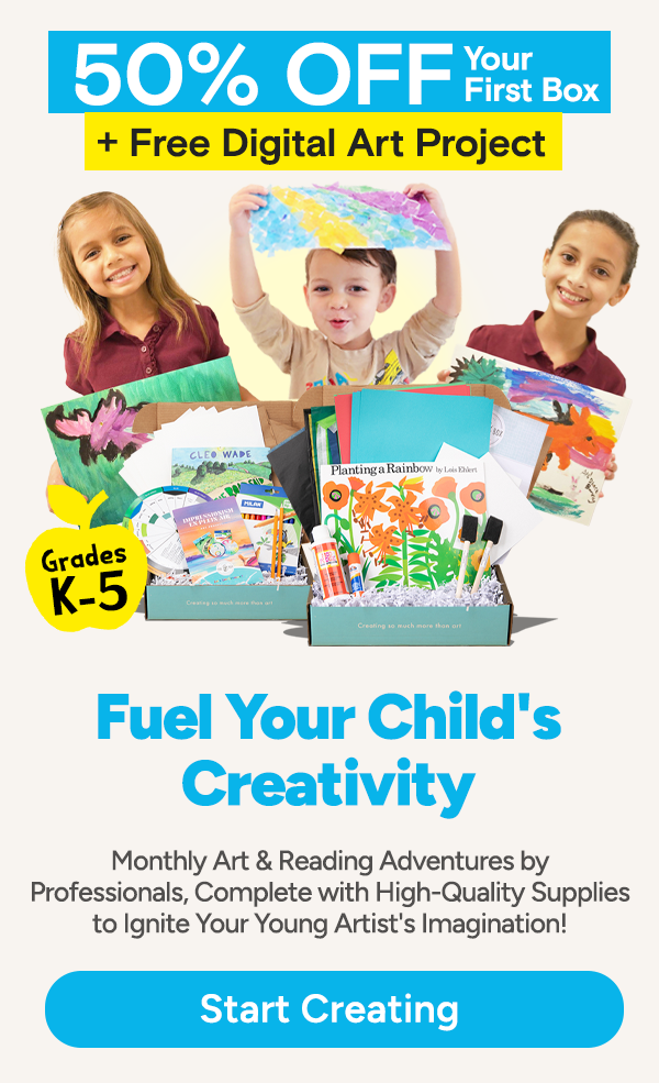 Kids Art Box Month to Month Subscriptions – Regular Size – Outside The Box  Creation