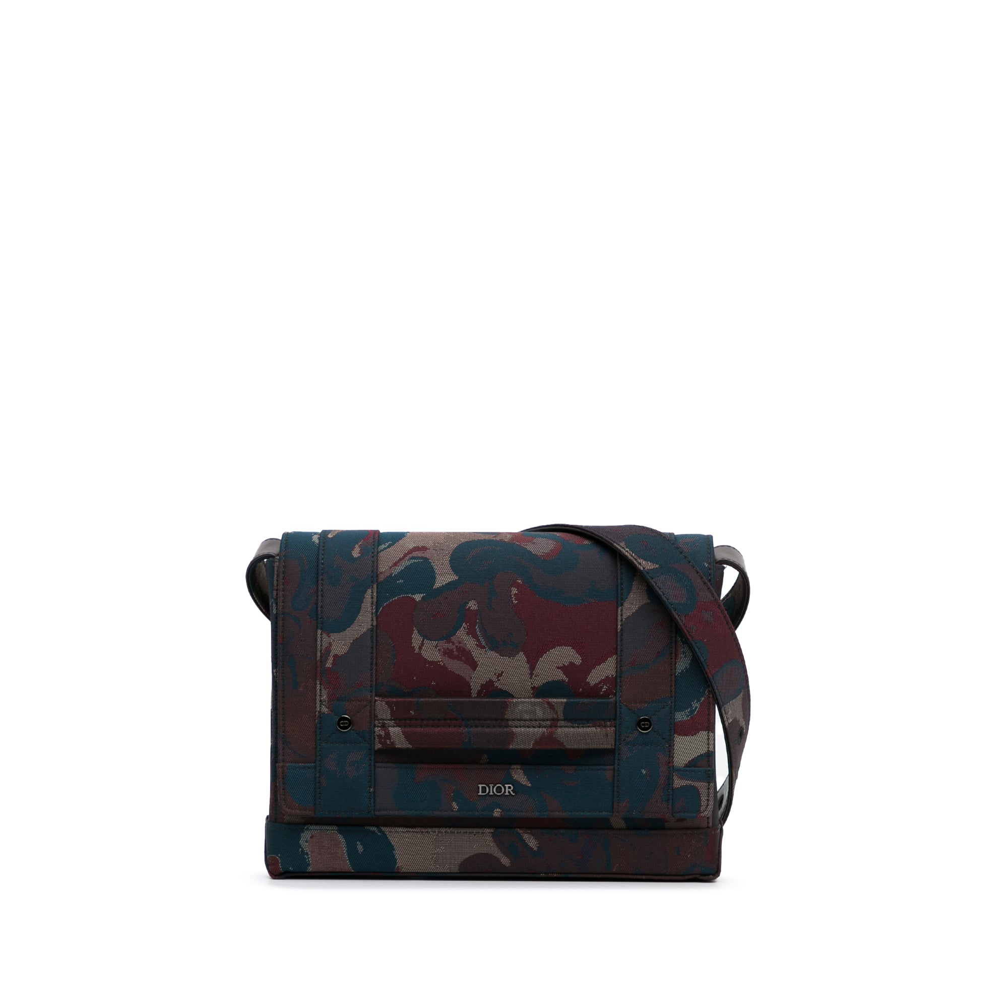 Image of Brown Dior x Peter Doig Messenger Bag