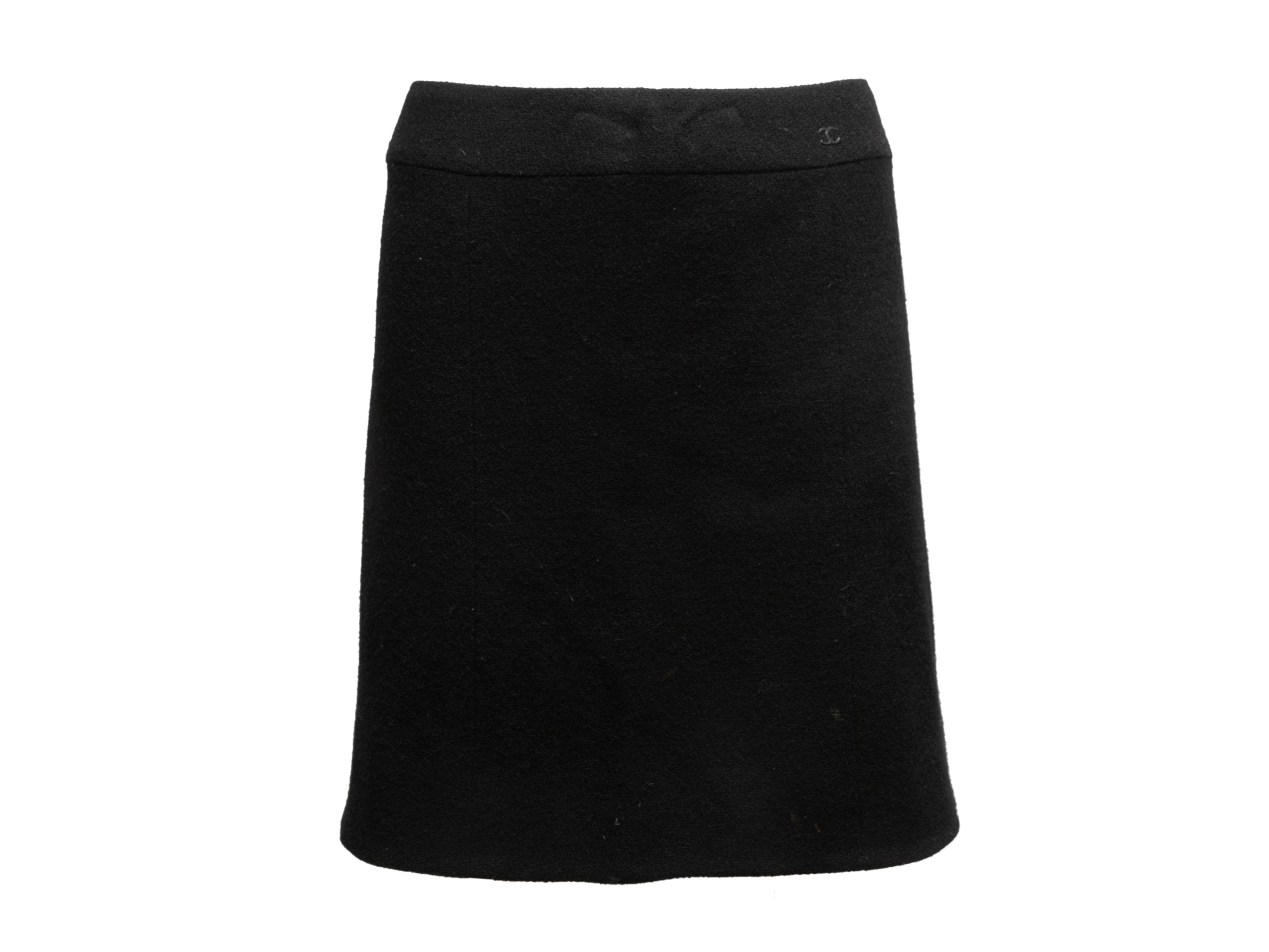 Black Fall/Winter 2003 Wool Skirt Size FR 46