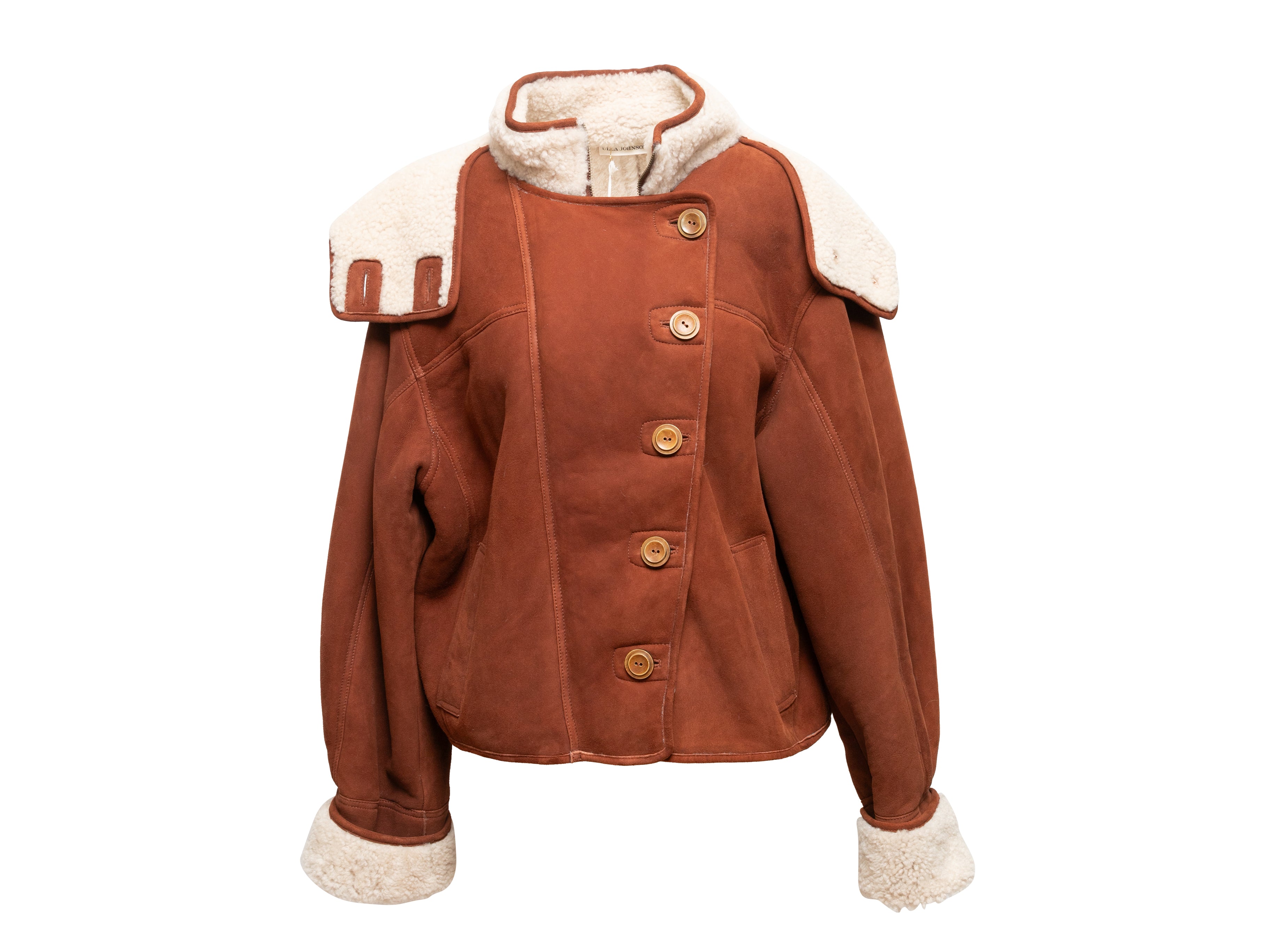 Tan & Cream Hooded Jacket