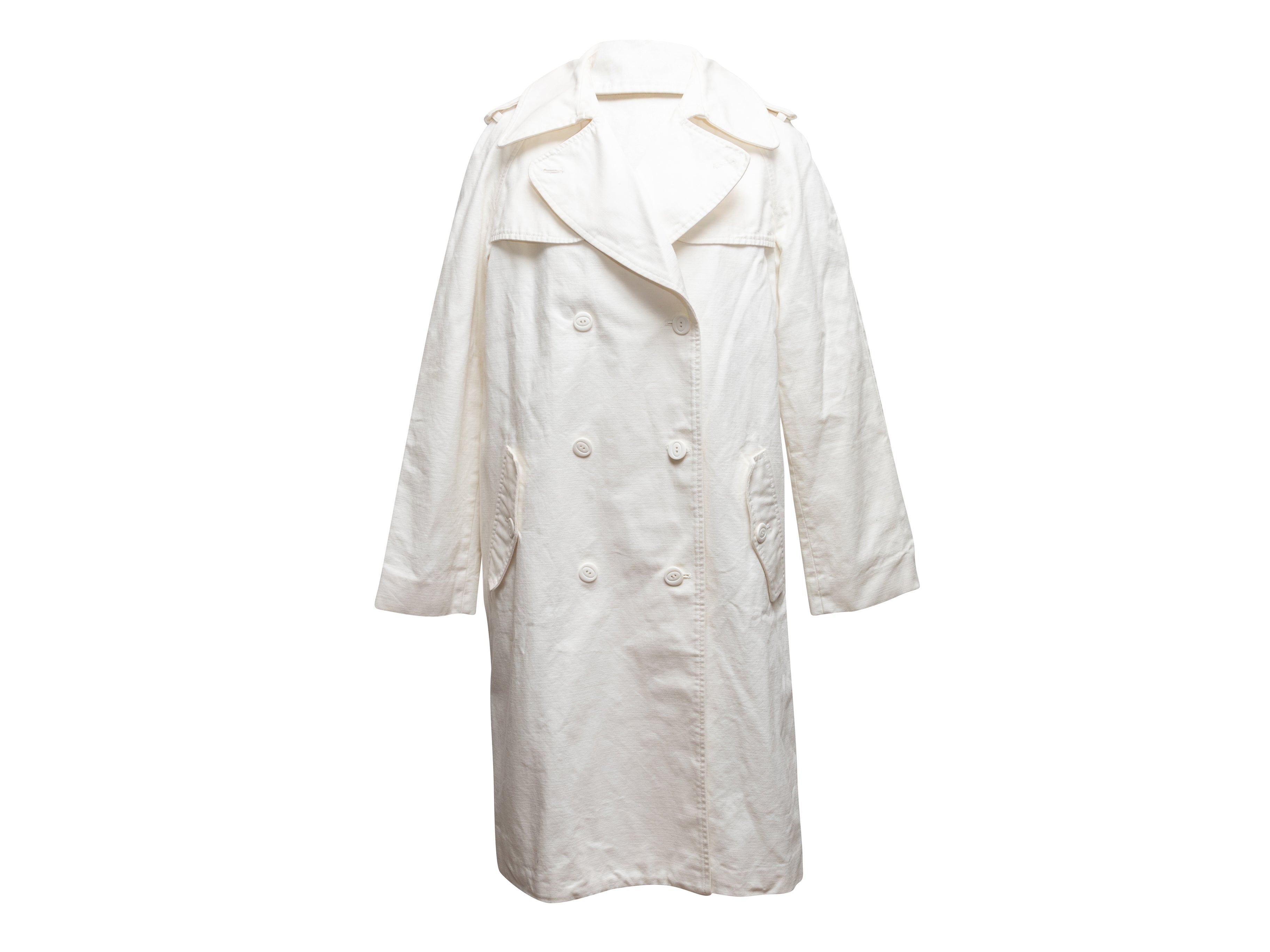 Cotton Trench Coat Size IT 44