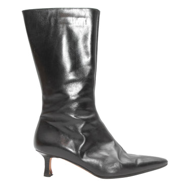 Black & Gold Chanel Glitter Cap-Toe Ankle Boots Size 37 – Designer Revival