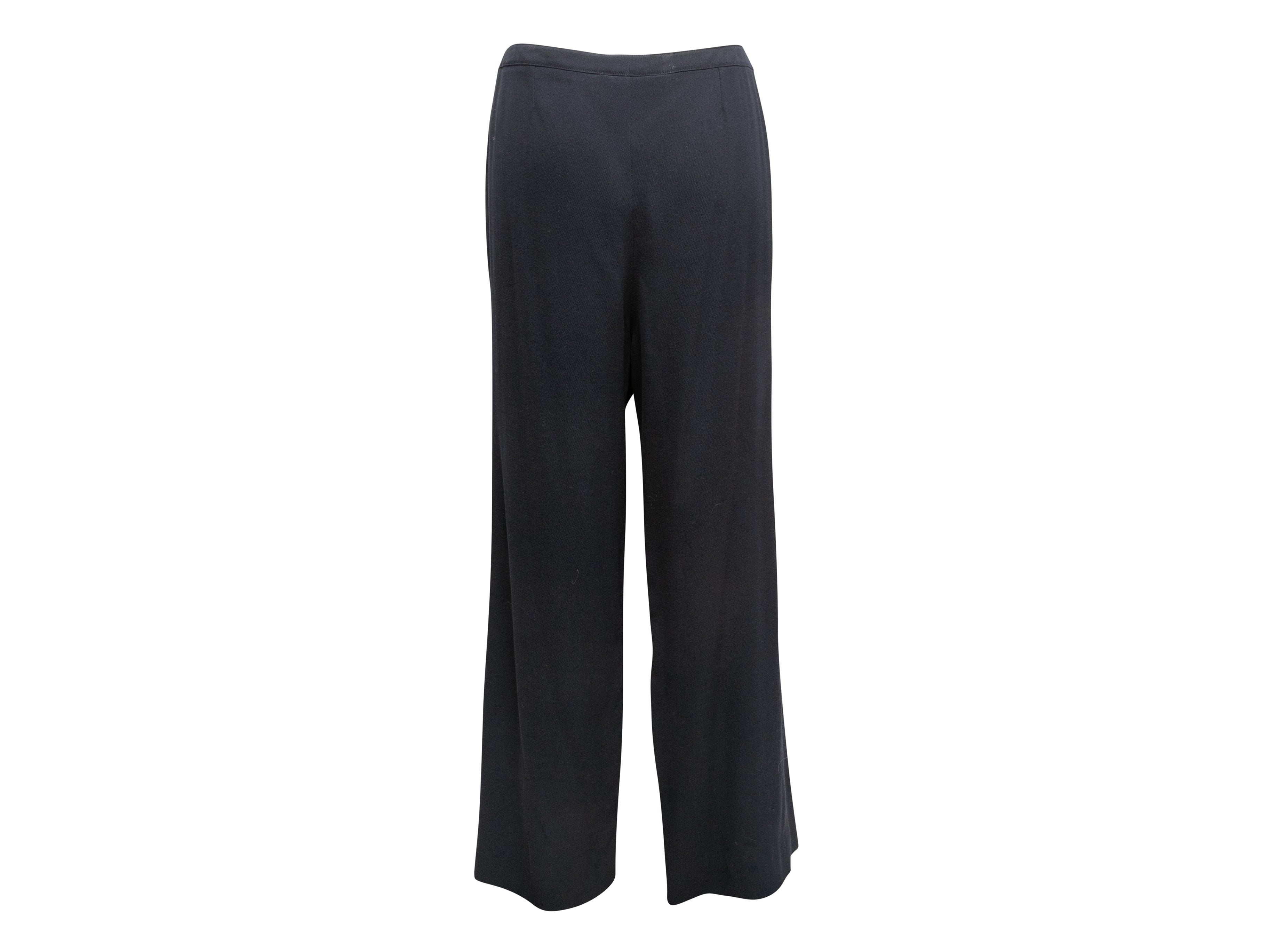 Navy Spring/Summer 1999 Wool Trousers Size FR 50