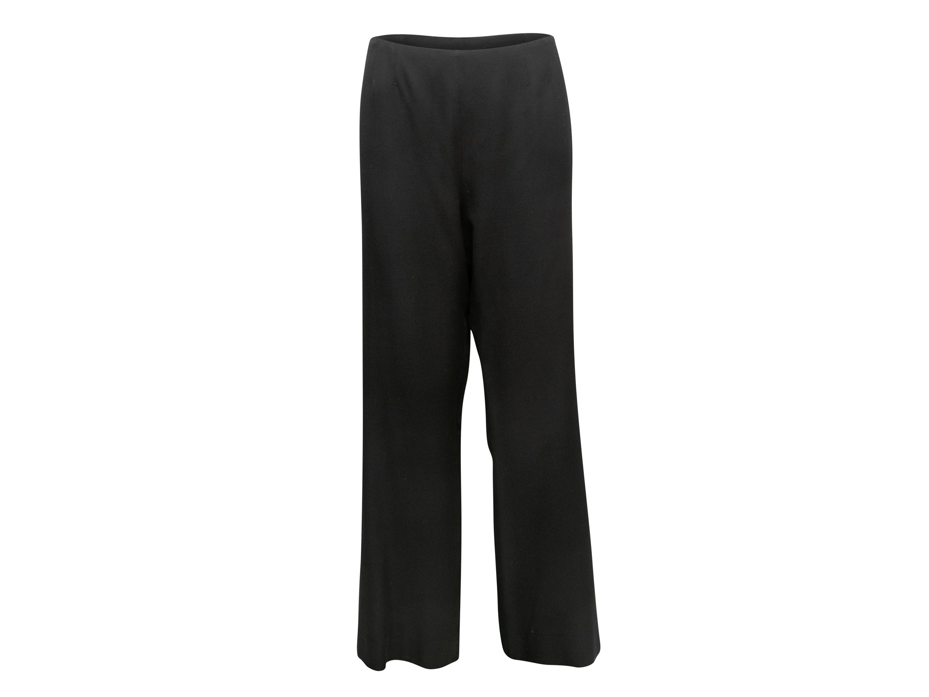 Black Fall/Winter 2000 Wool Trousers Size FR 46