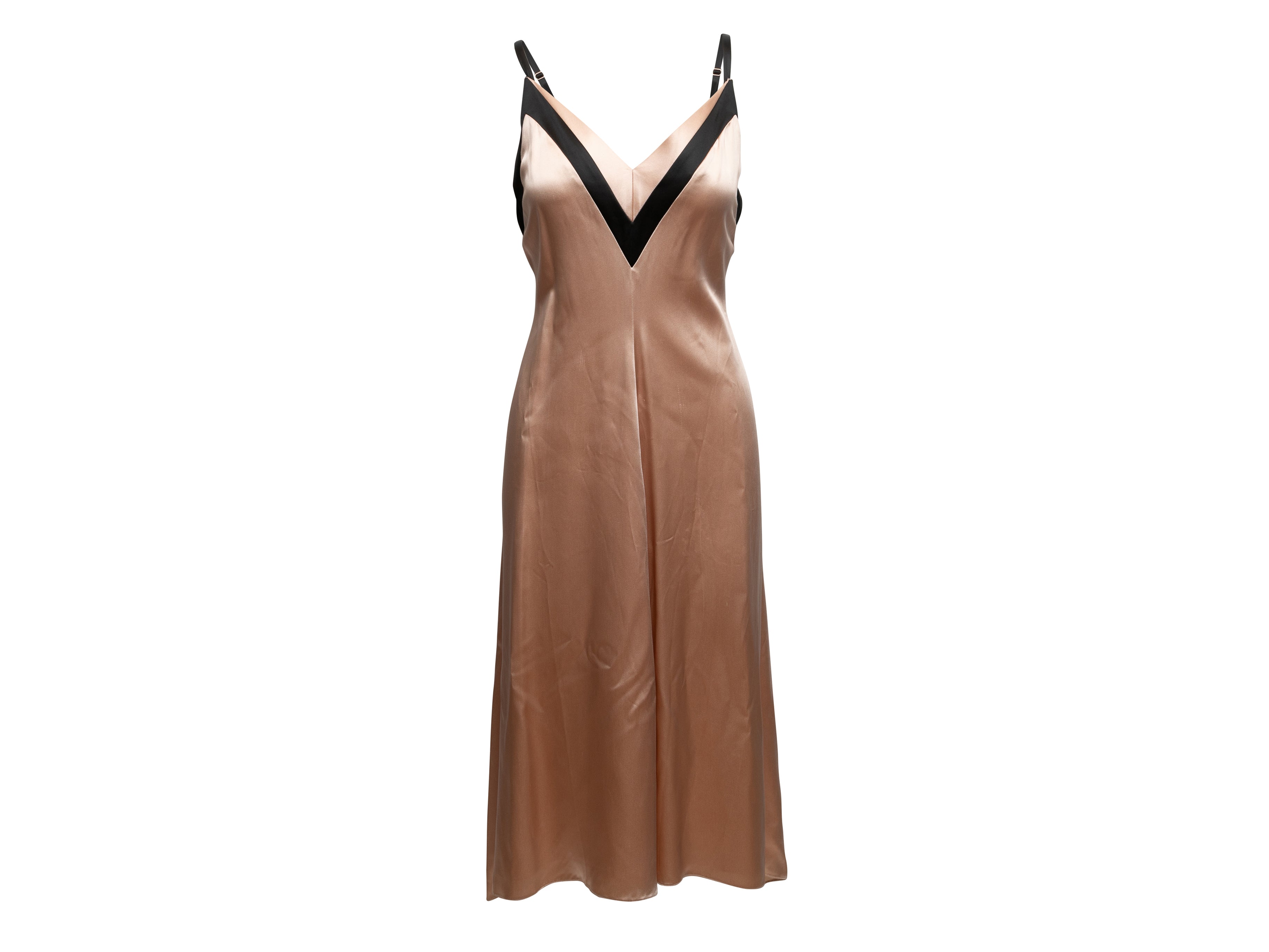 Blush & Black Sleeveless Slip Dress Size FR 42