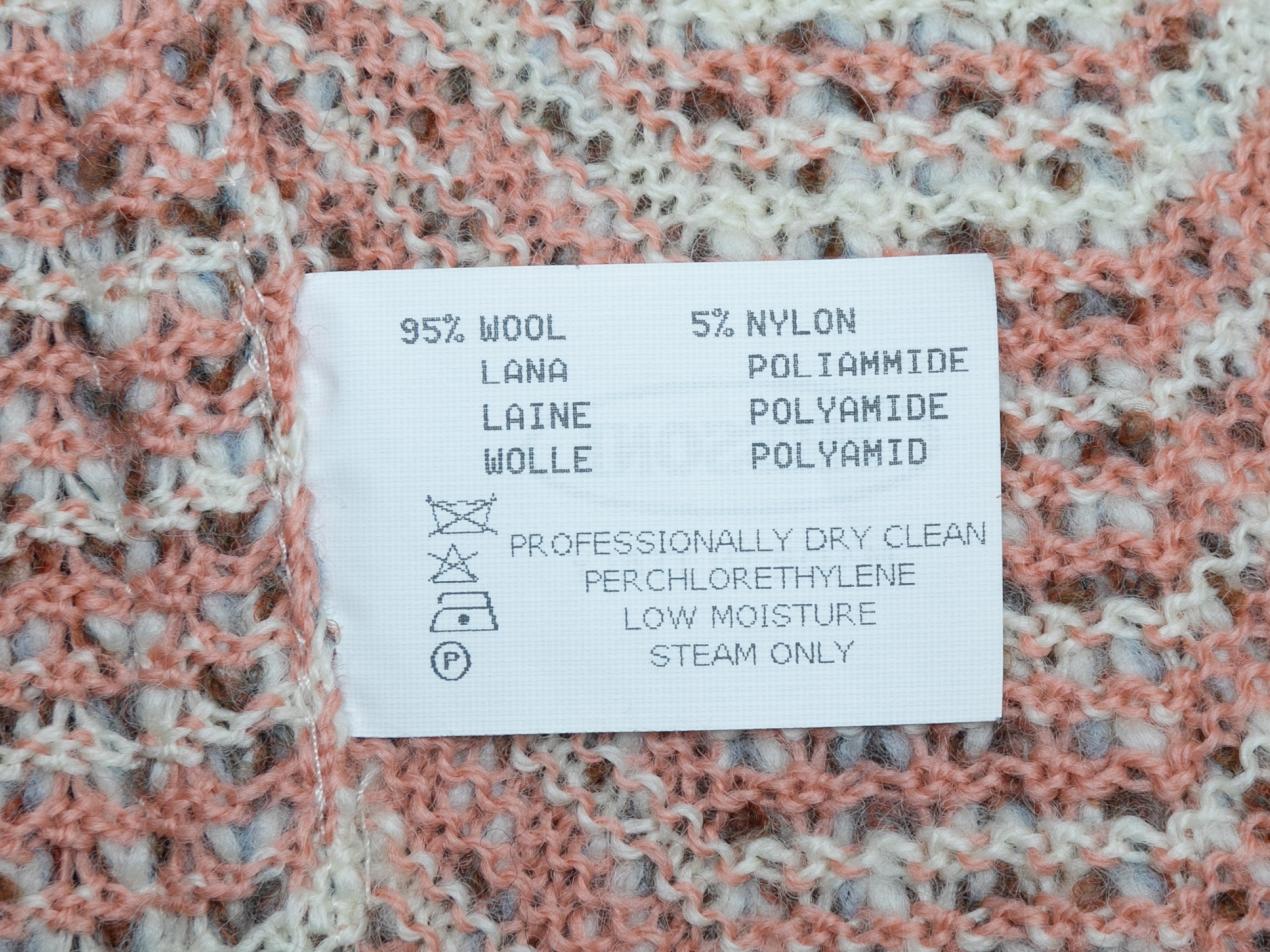 Multicolor Wool Knit Blazer Size IT 40